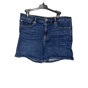 Calvin Klein Denim Shorts Dark Wash Womans Size 14